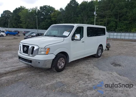 2014 Nissan Nv Passenger Nv3500 Hd Sv V6 z USA, uszkodzony, nr VIN 5BZBF0AAXEN161044